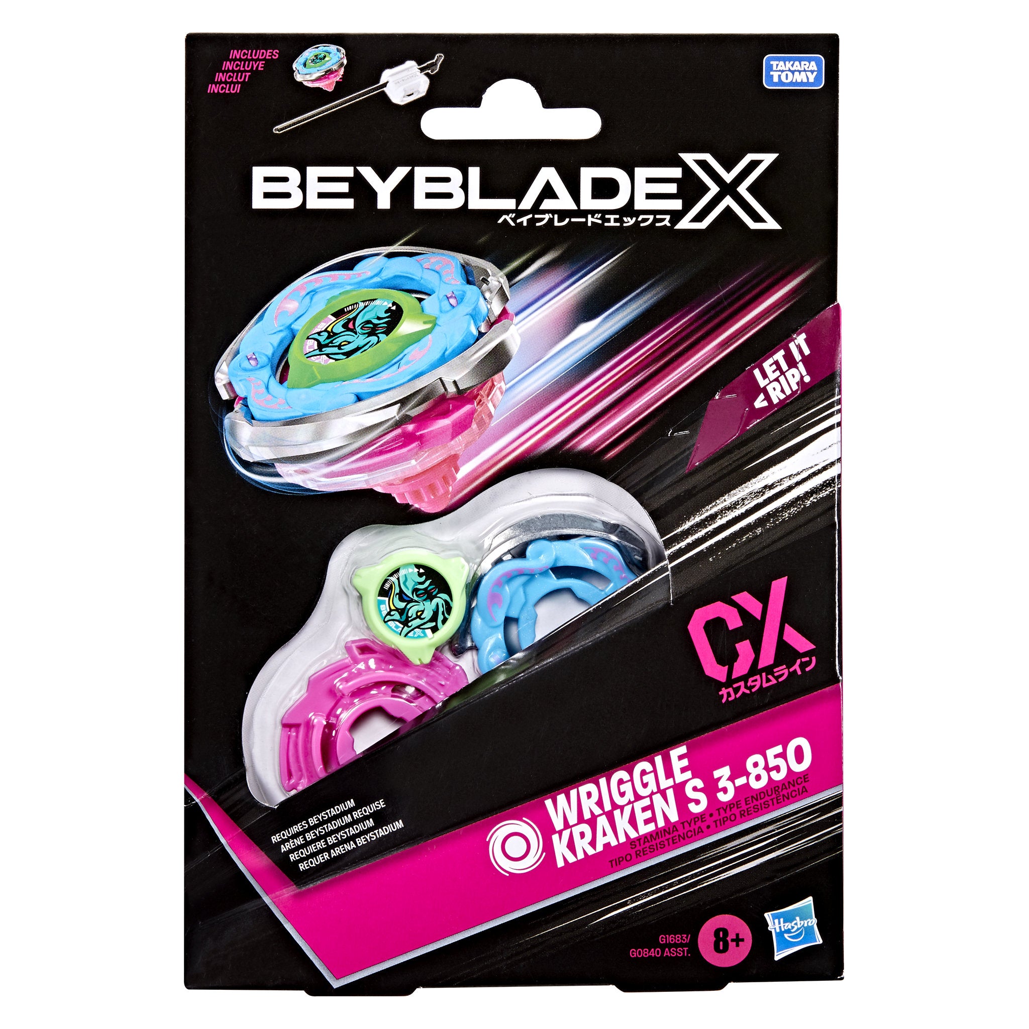 Beyblade X 
Wriggle Kraken S 3-85O CX Starter Pack