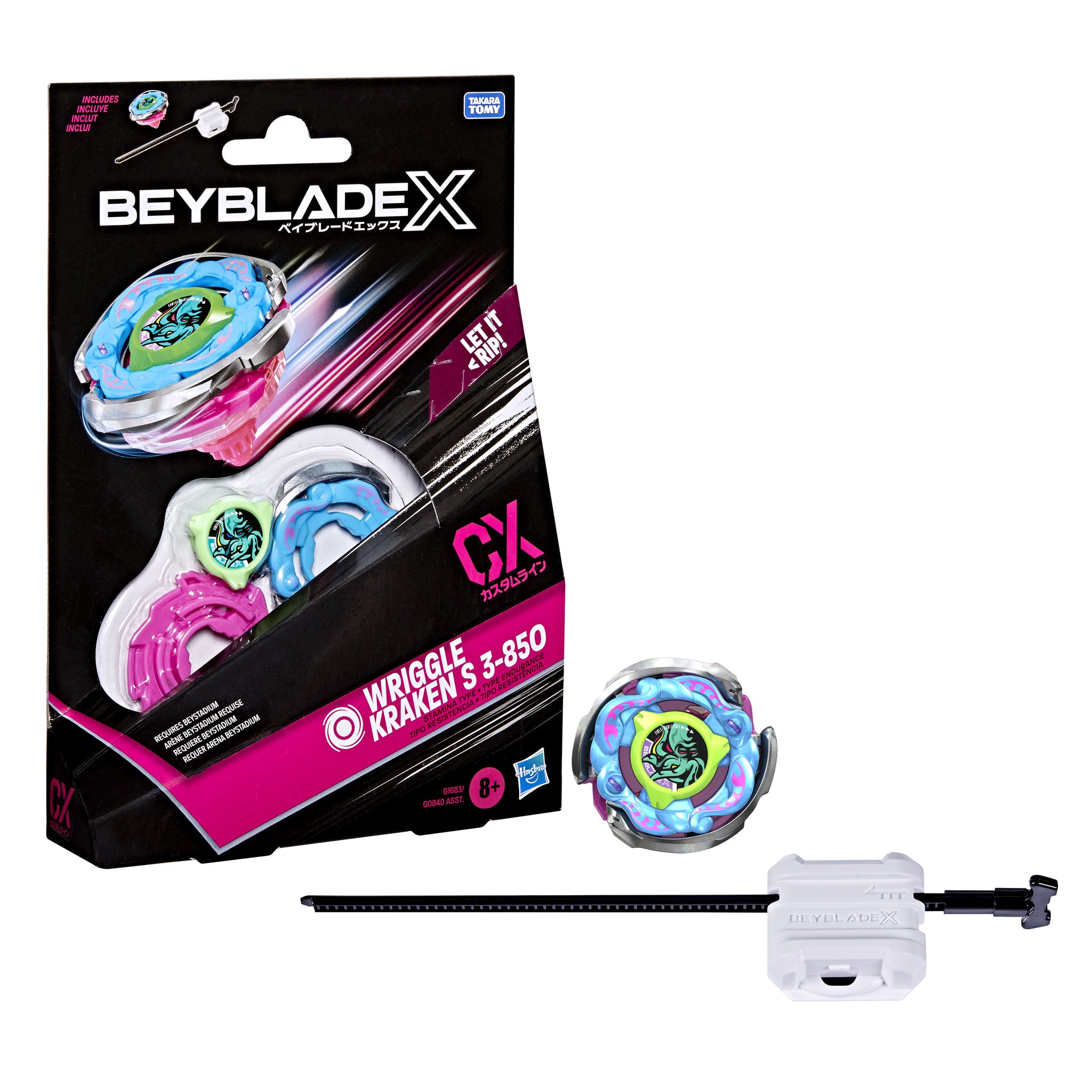 Beyblade X 
Wriggle Kraken S 3-85O CX Starter Pack