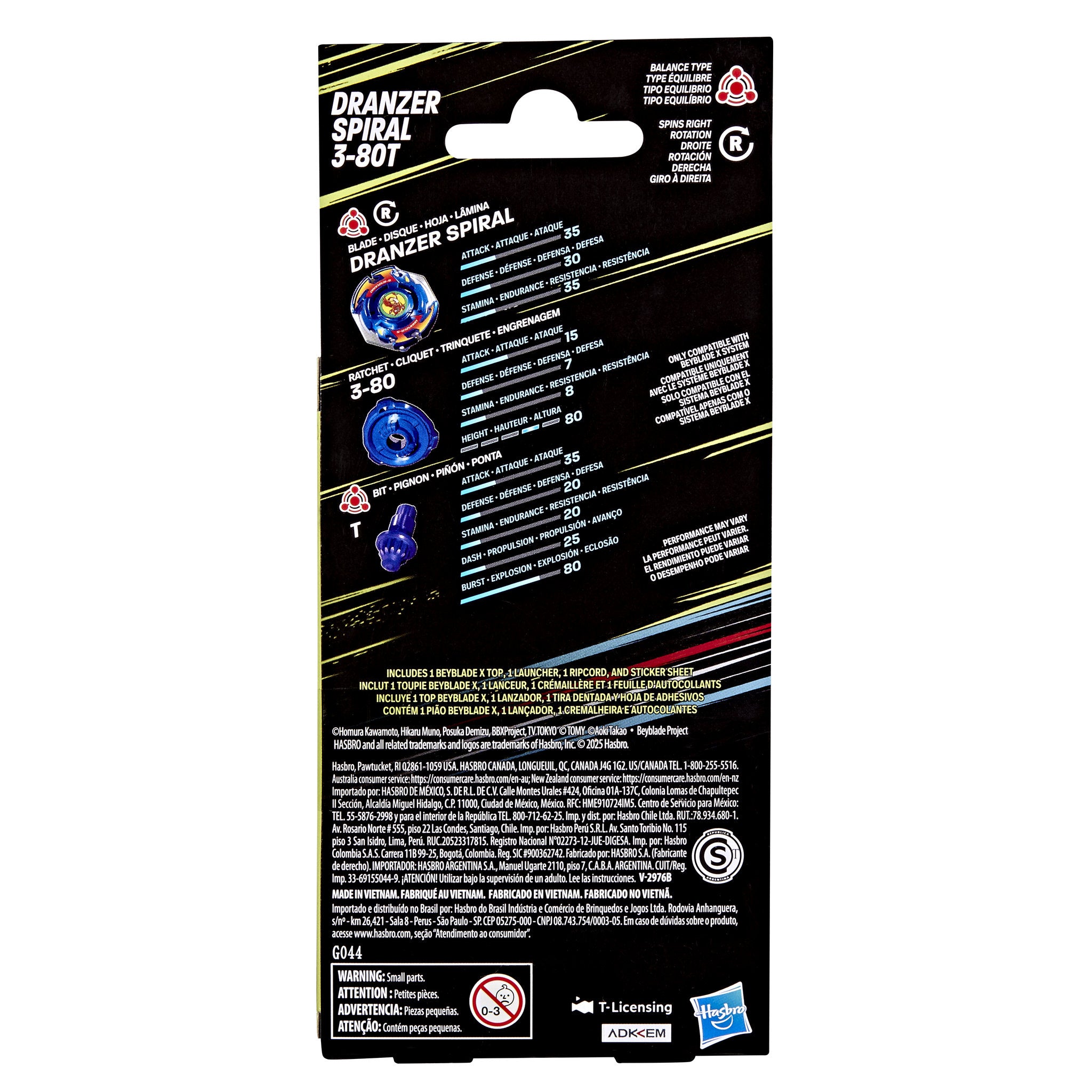 Beyblade X Dranzer Spiral 3-80T - Toyworld Australia