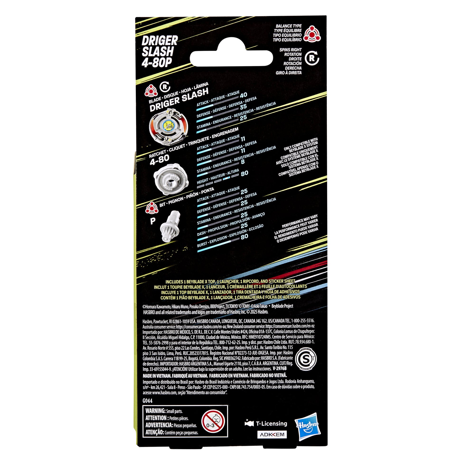 Beyblade X Driger Slash 4-80P - Toyworld Australia