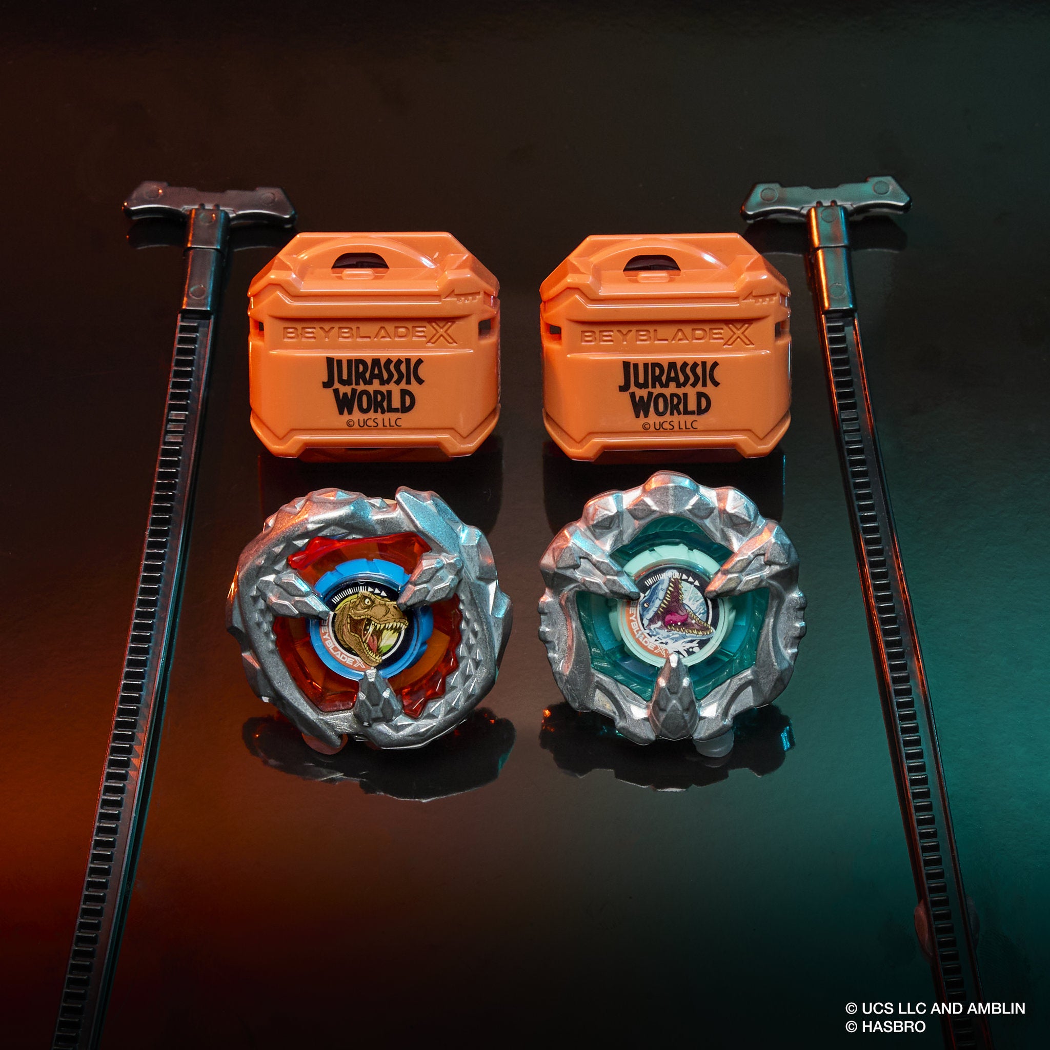 Beyblade X Jurassic World T-Rex & Mosasaurus