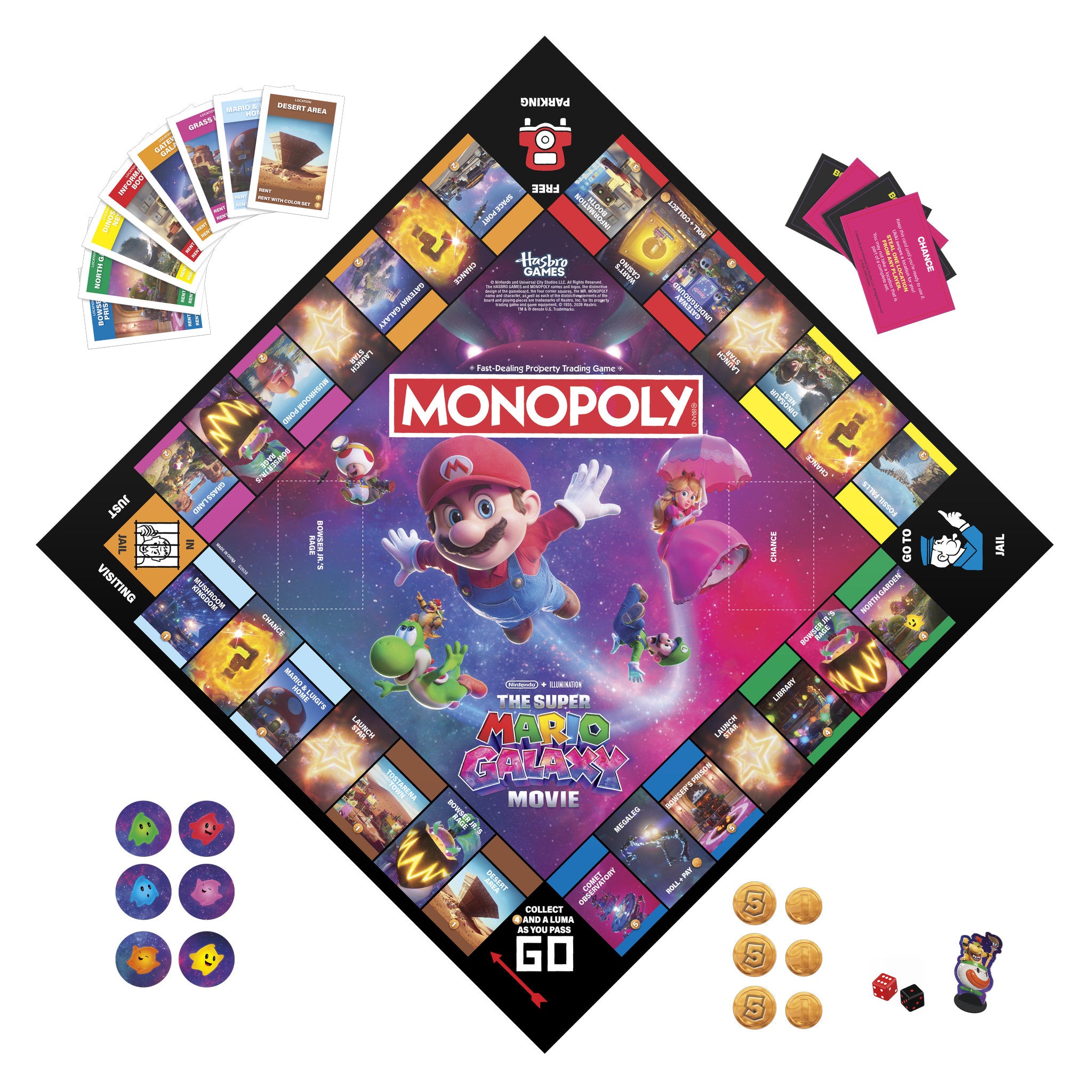 Monopoly Super Mario Galaxy Movie Edition