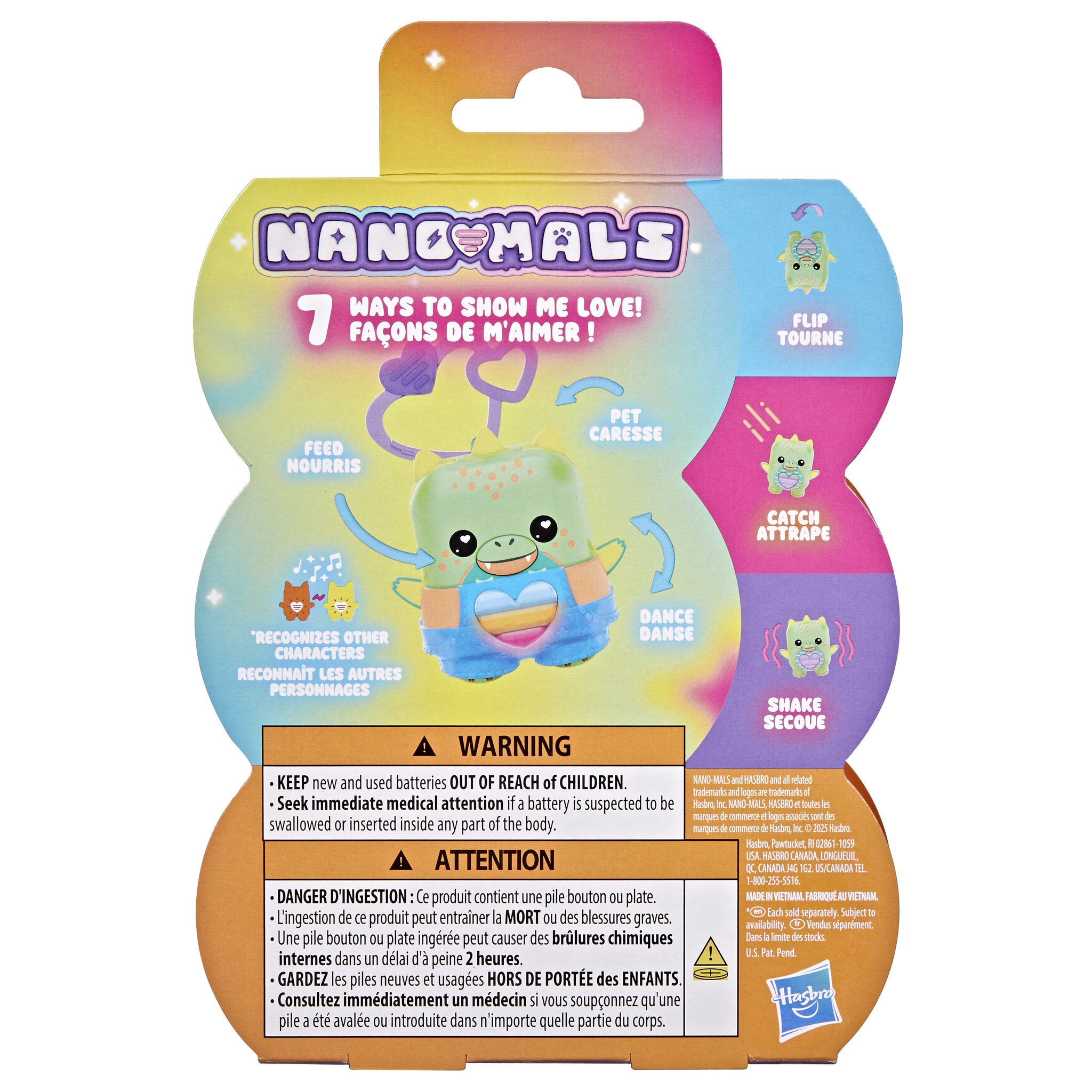 Nano-Mals Neon Brights - Dinotella the Dinosaur