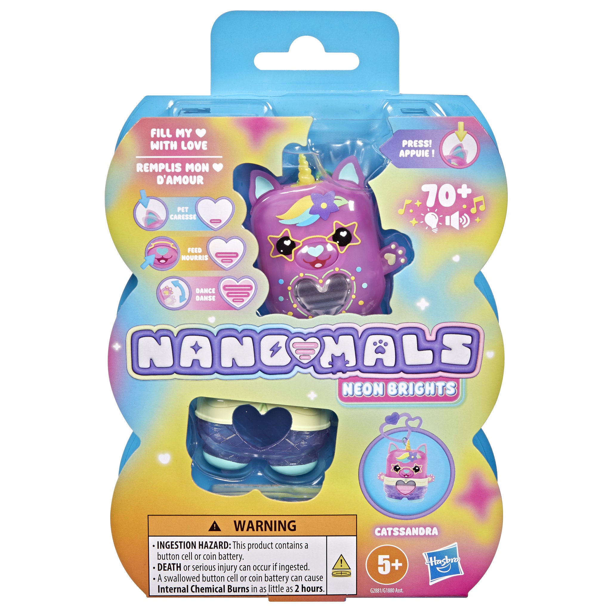 Nano-Mals Neon Brights - Catssandra The Unicorn