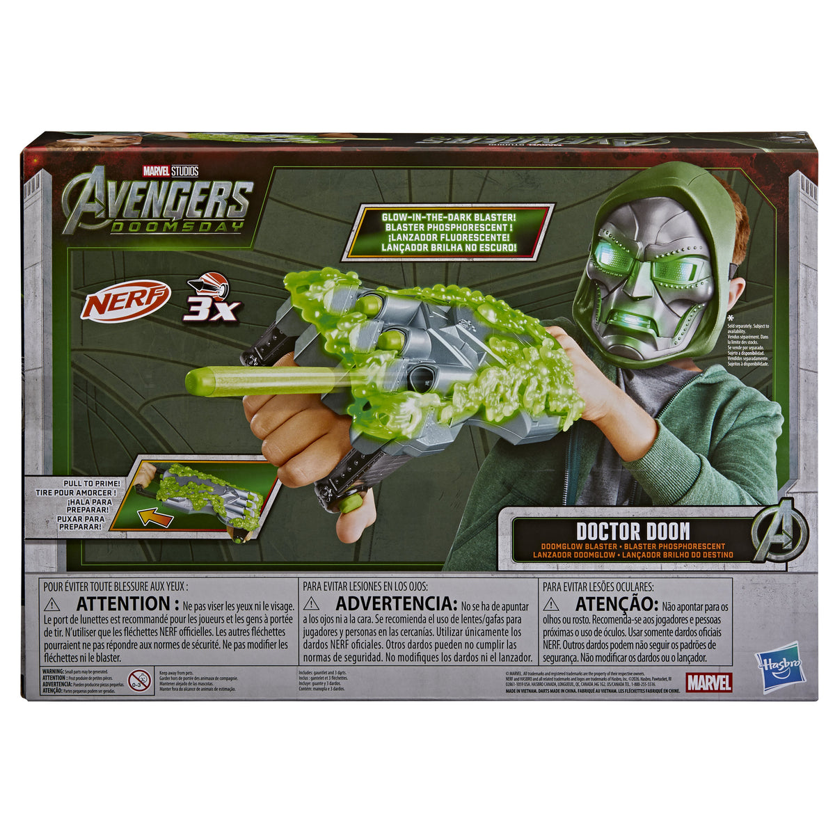 NERF Marvel Studios Avengers Doomsday Doctor Doom Doomglow Blaster