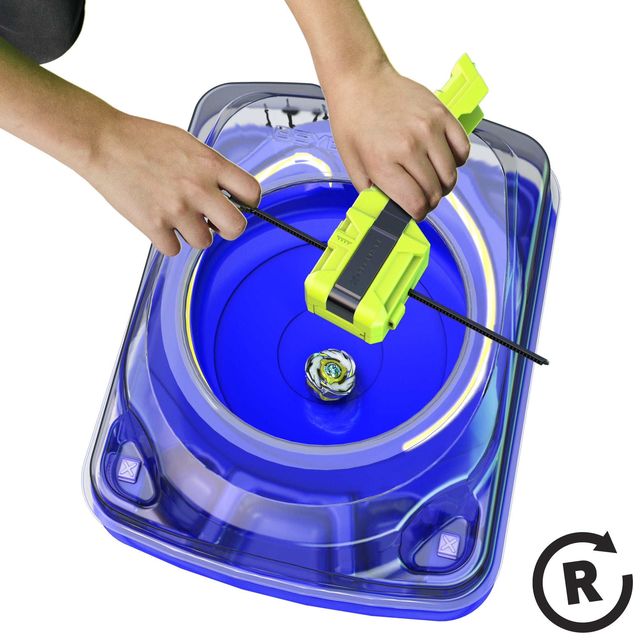 Beyblade X Clip & Rip Launchers - Blast Pegasus
