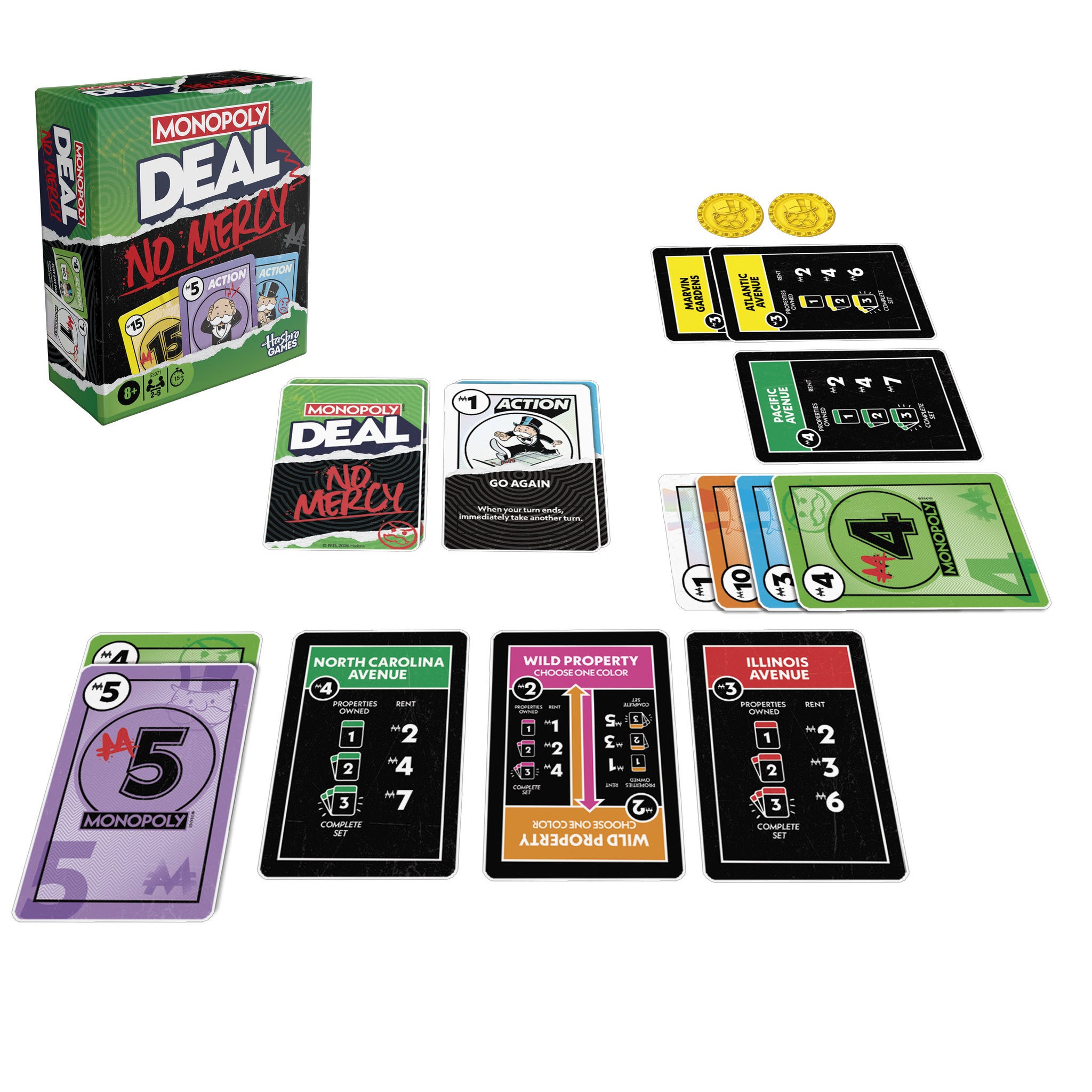 Monopoly Deal No Mercy Card Game