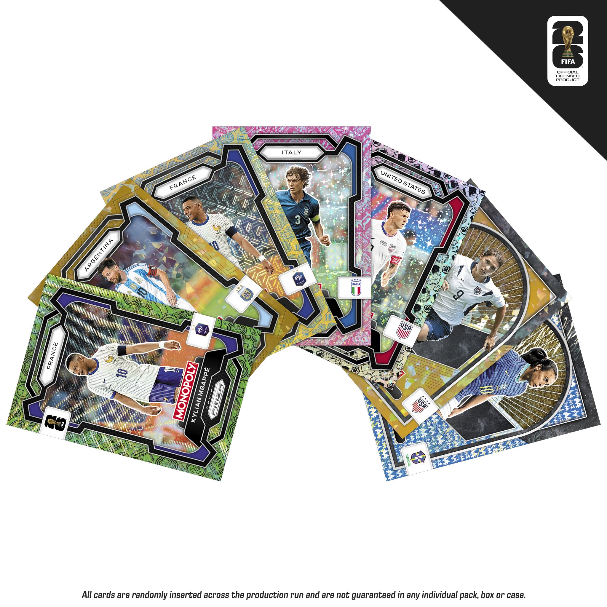 Monopoly Panini Prizm: FIFA World Cup Trading Cards Booster Pack