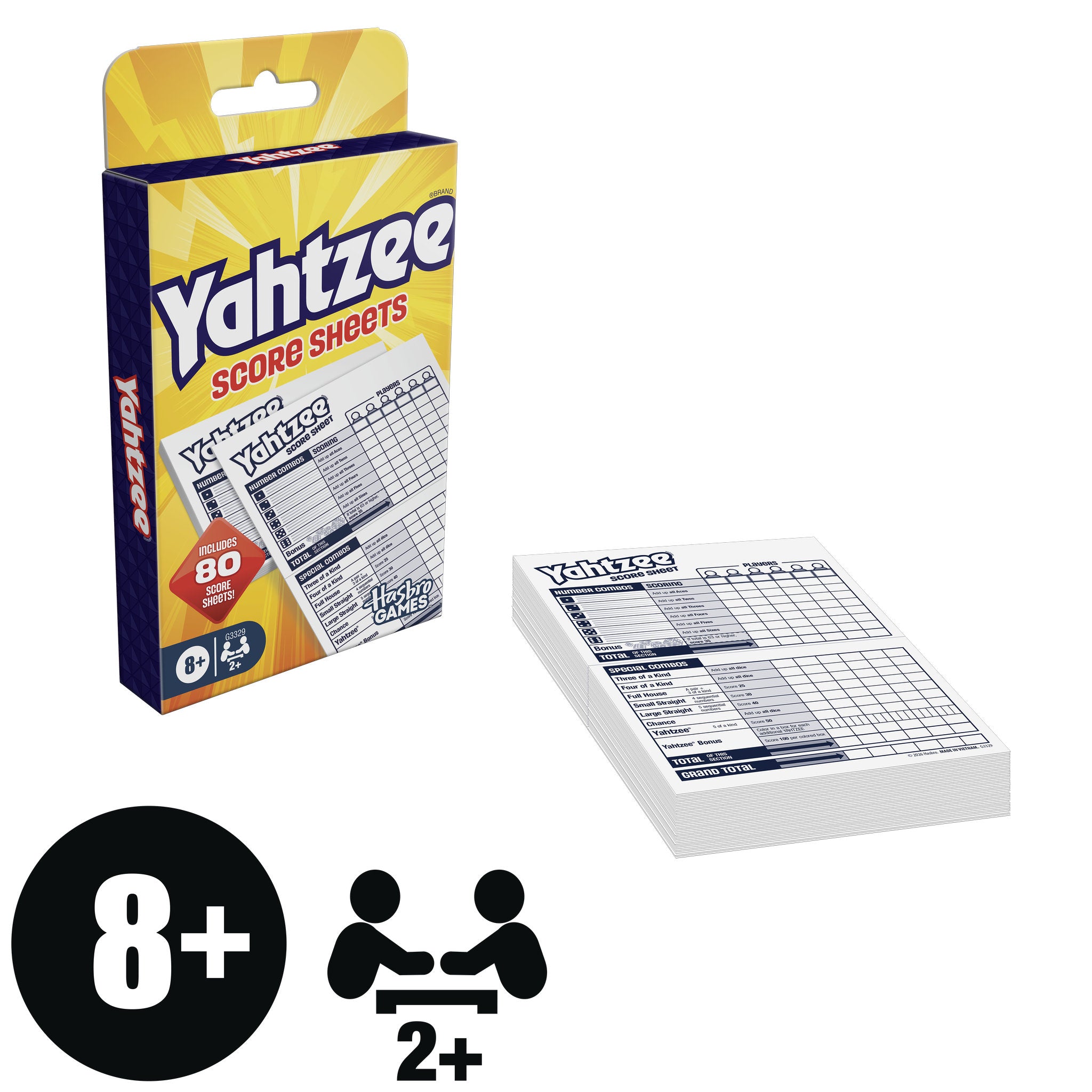 Yahtzee Score Cards
