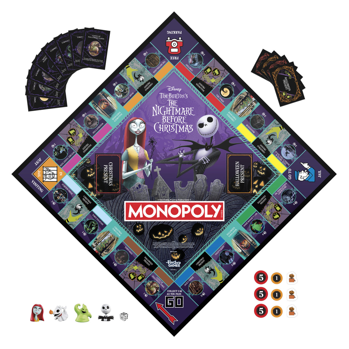 Monopoly The Nightmare Before Christmas Board Game
