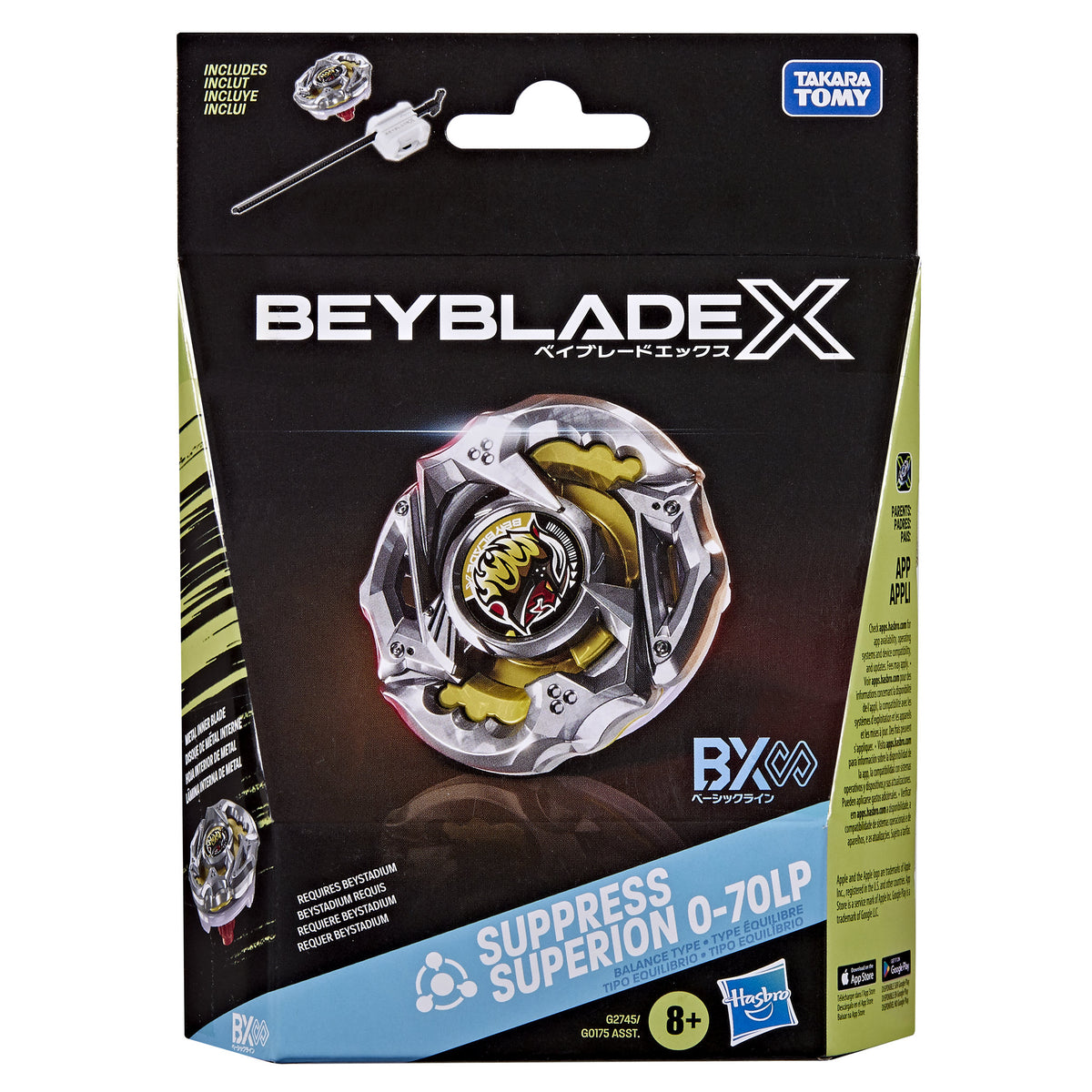 Beyblade X Suppress Superion 0-70LP BX Infinity Starter Pack