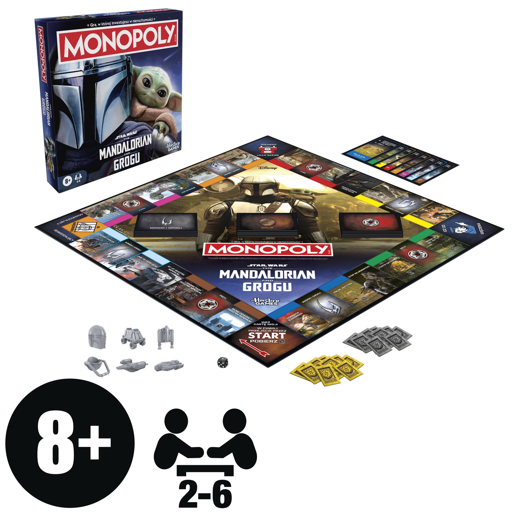 Monopoly Star Wars The Mandalorian and Grogu