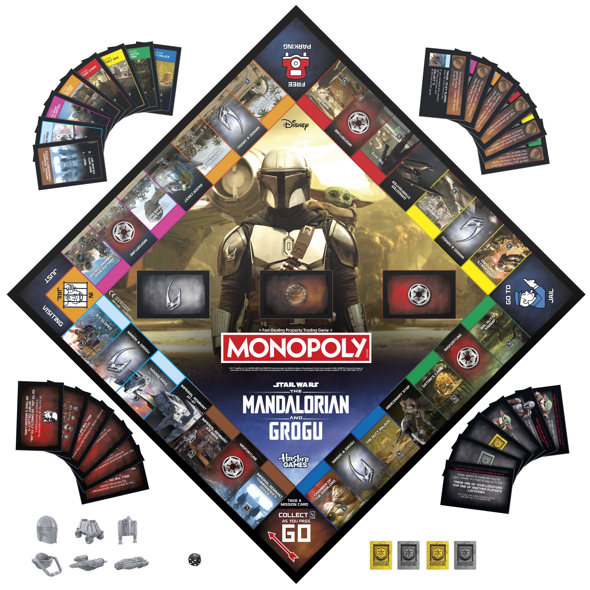 Monopoly Star Wars The Mandalorian and Grogu