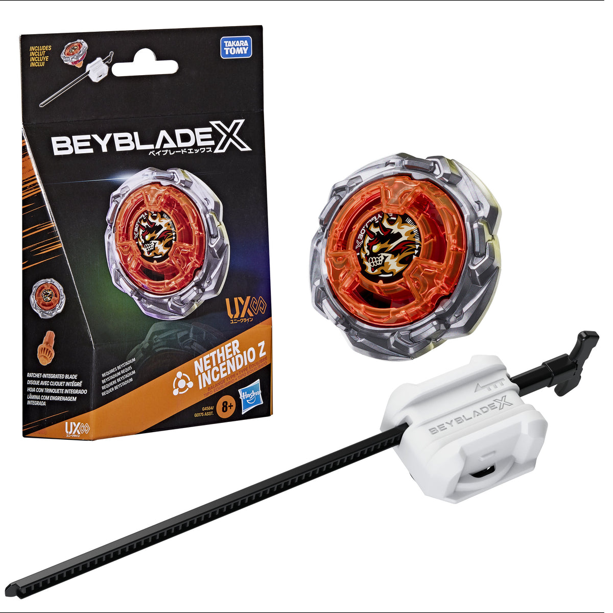 Beyblade X Nether Incendio Z UX Infinity Starter Pack