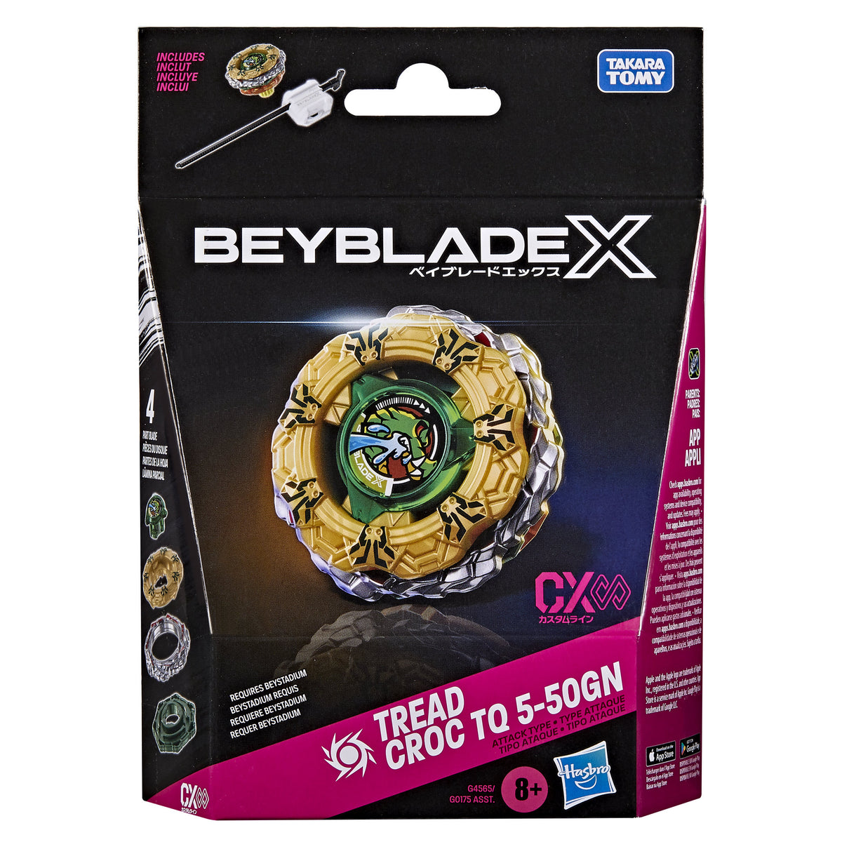 Beyblade X Tread Croc TQ 5-50g CX Infinity Starter Pack
