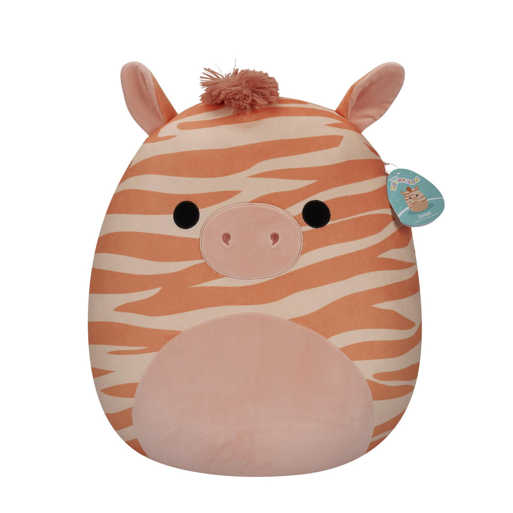 Squishmallows 14 Inch Plush Josue Peach Zebra - 1