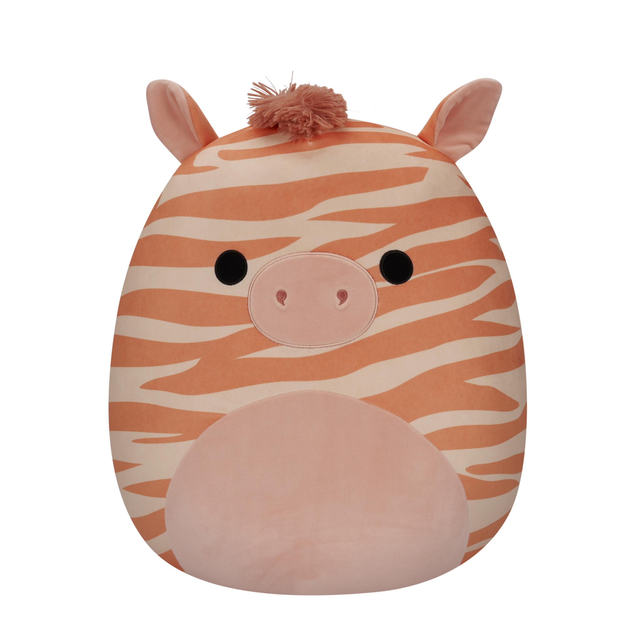 Squishmallows 14 Inch Plush Josue Peach Zebra