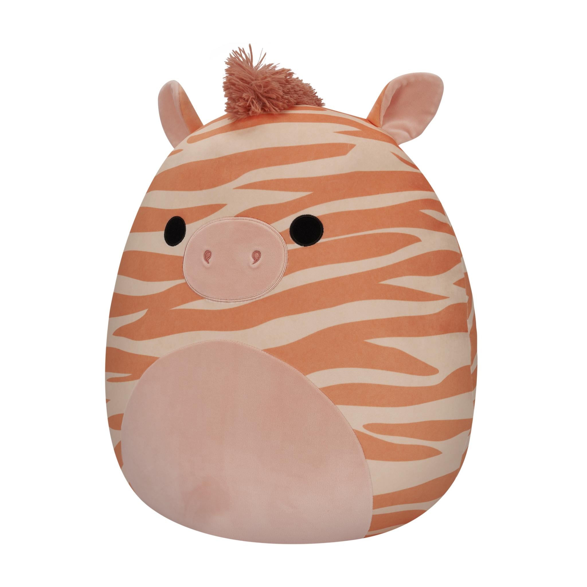 Squishmallows 14 Inch Plush Josue Peach Zebra