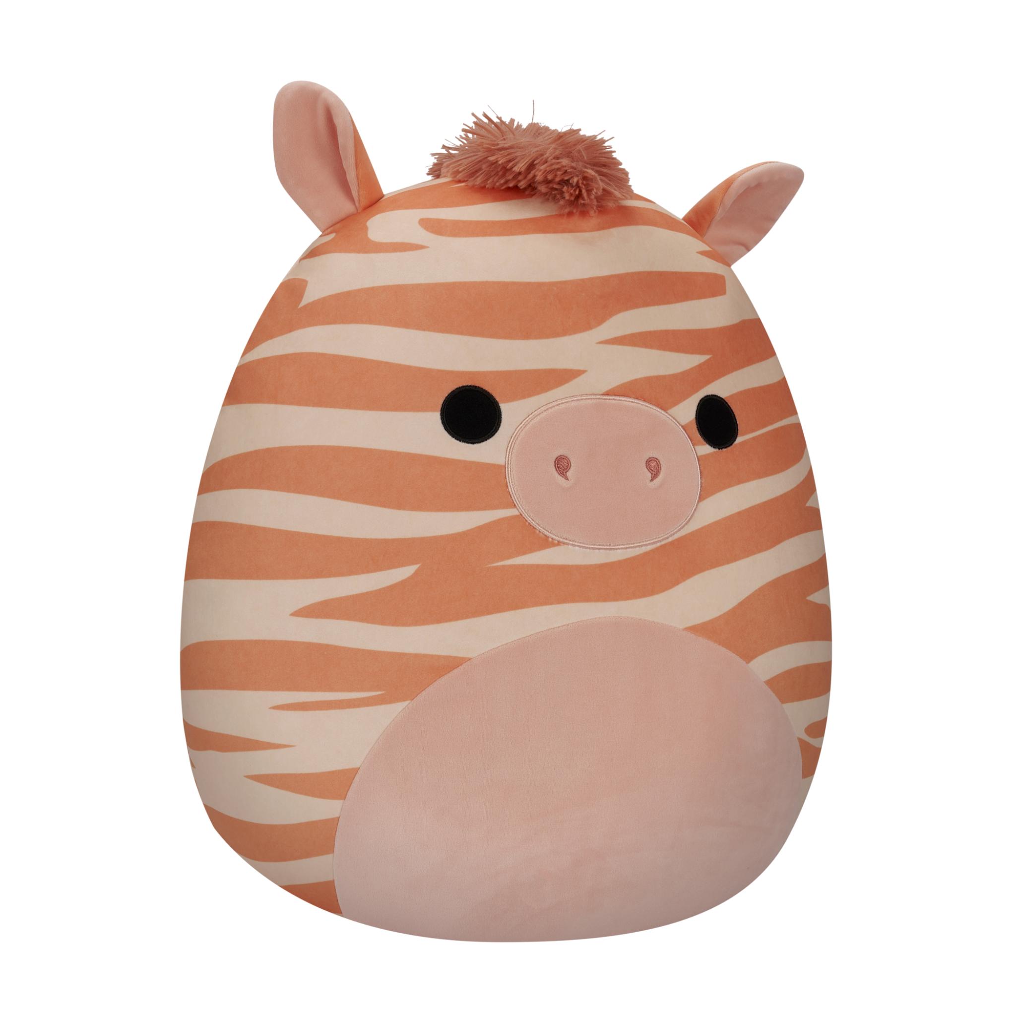 Squishmallows 14 Inch Plush Josue Peach Zebra