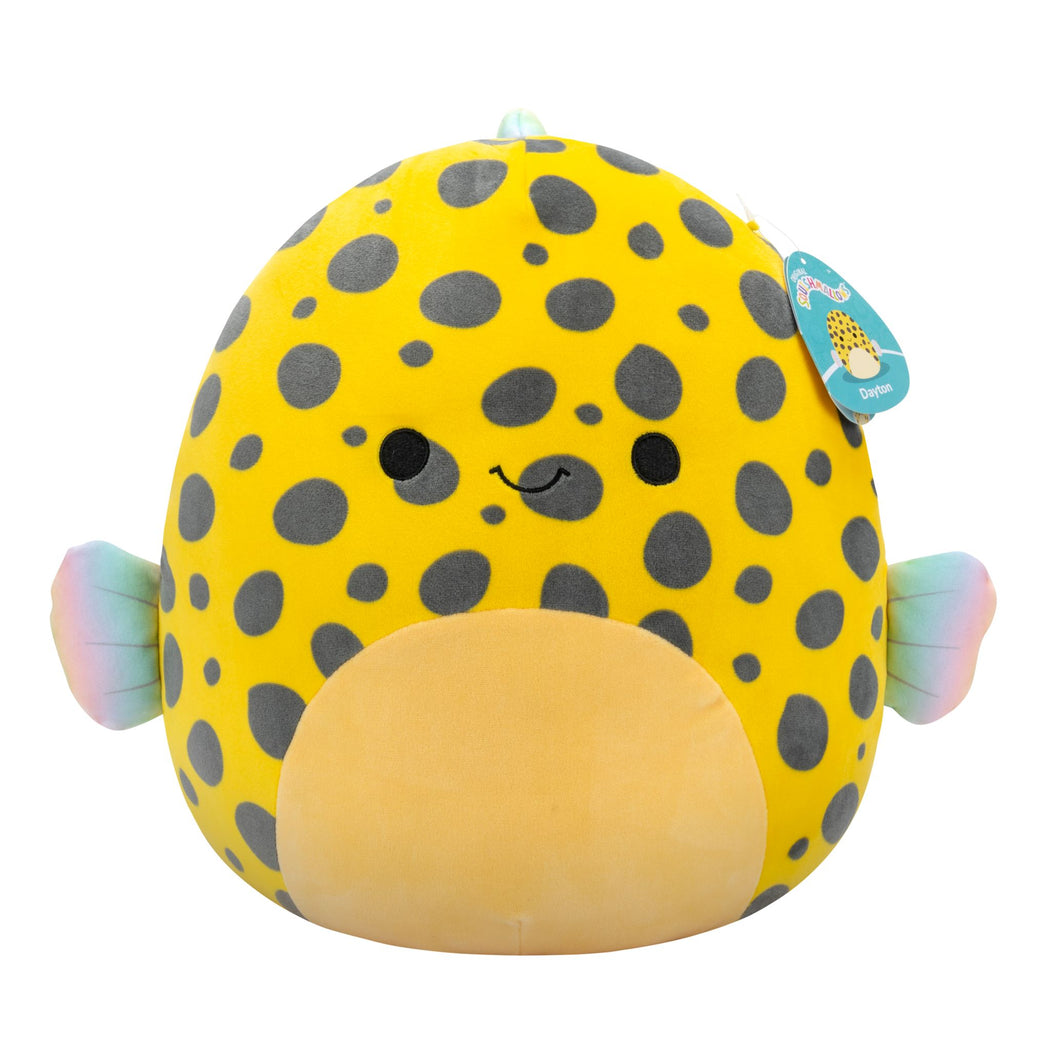 Squishmallows 14 Inch Plush Dayton Yellow Boxfish - 1
