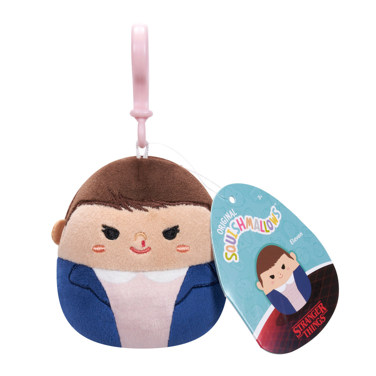 Squishmallows 3.5 Inch Stranger Things Clip - Eleven