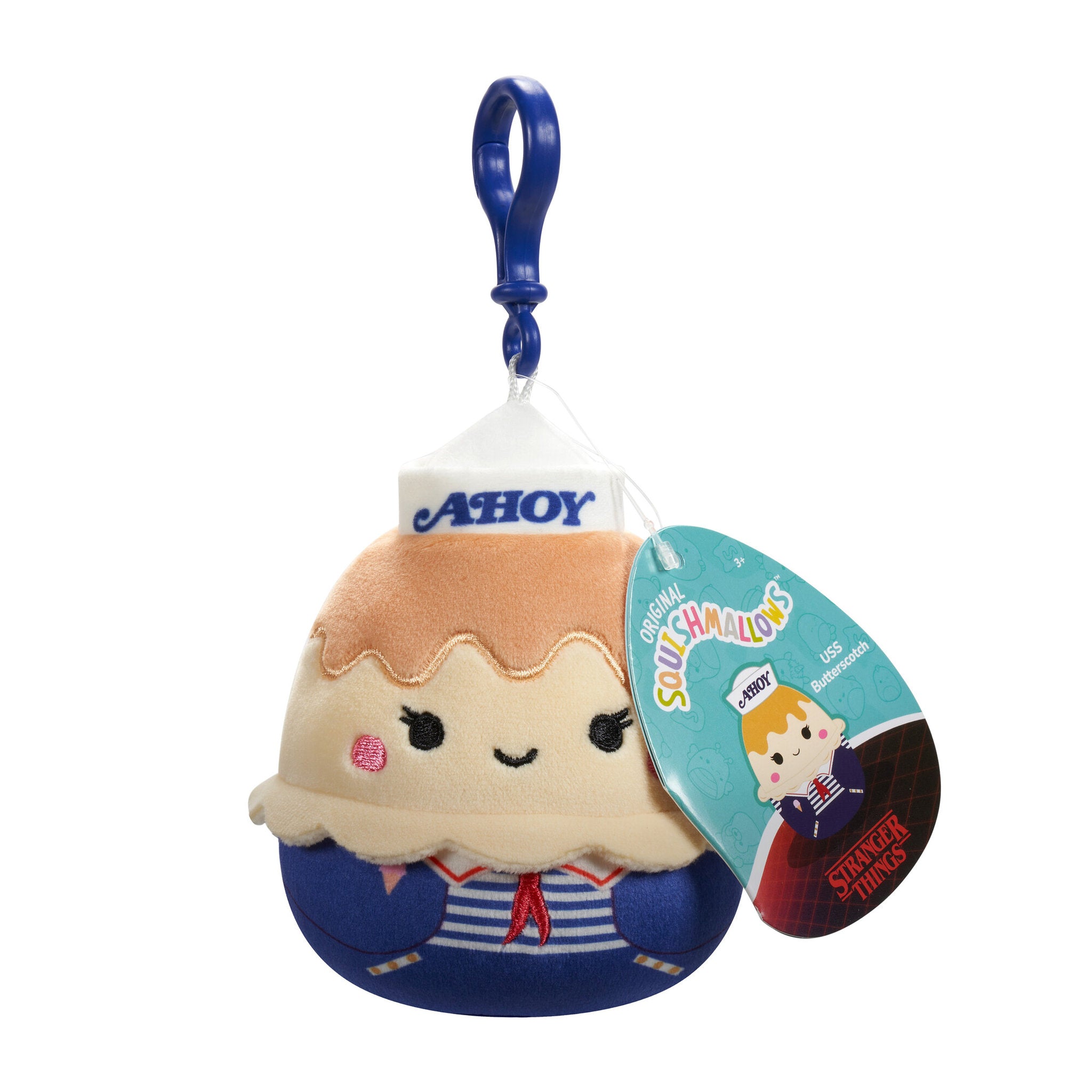 Squishmallows 3.5 Inch Stranger Things Clip - Butterscotch