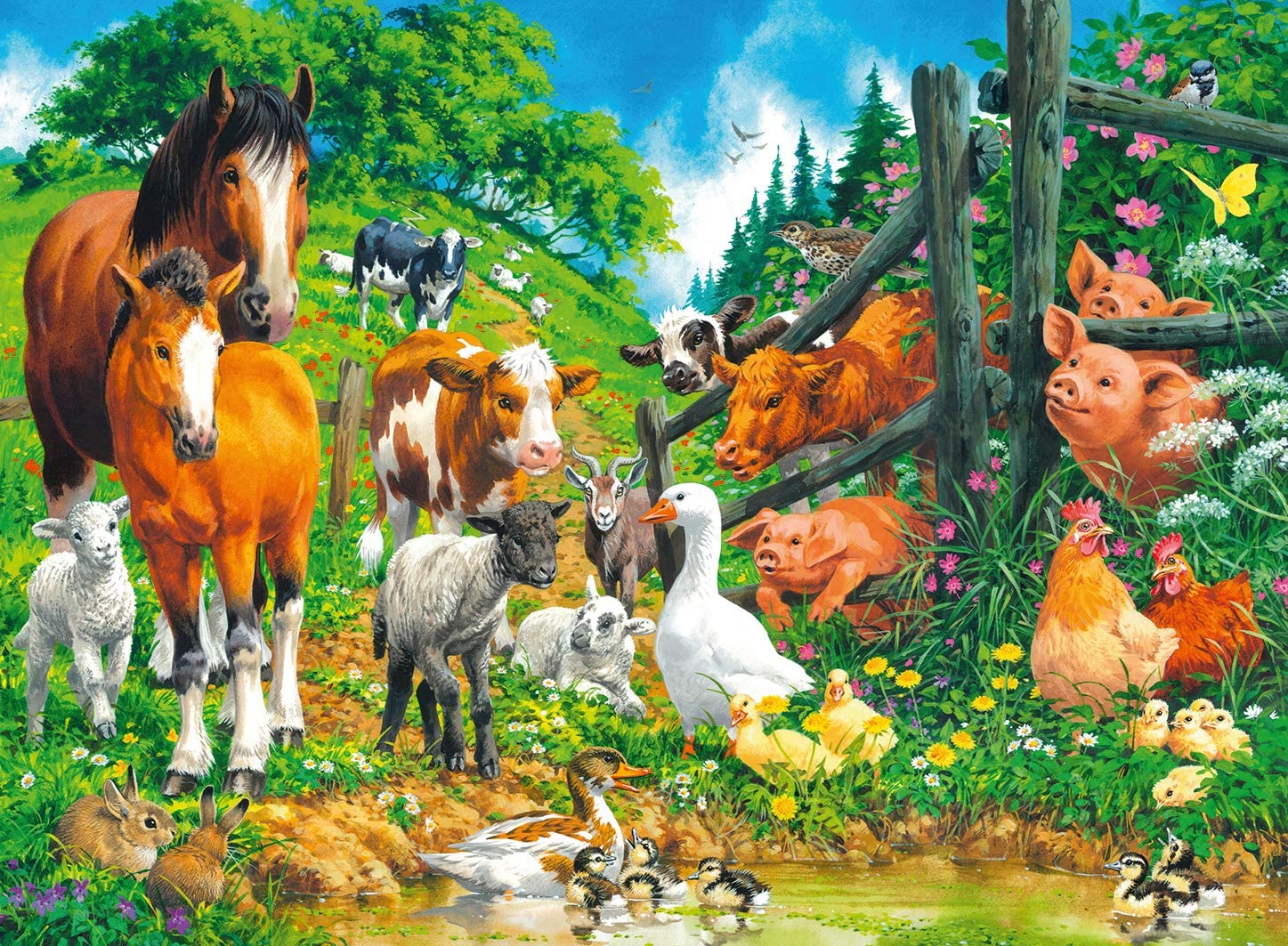 Ravensburger Animal Get Together 100 Piece