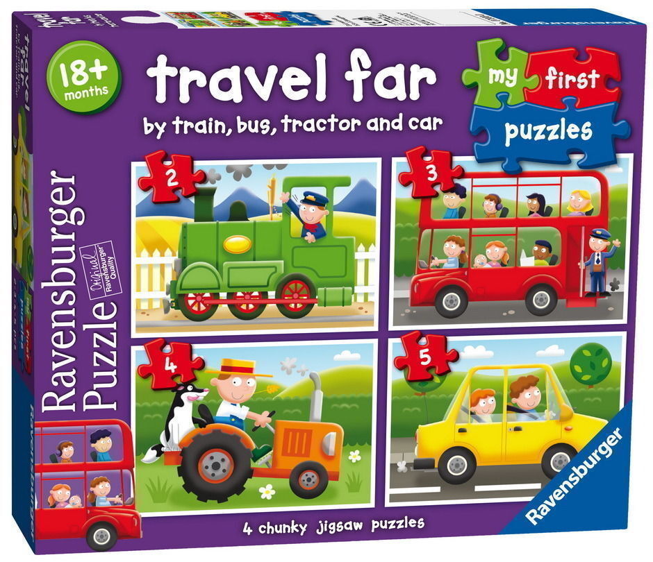 Ravensburger Travel Far My First 2 3 4 5 Piece