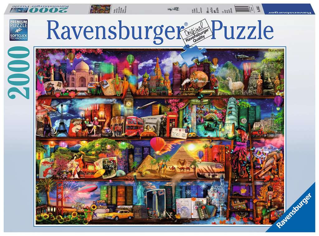 Ravensburger World Of Books Aimee Stewart 2000 Piece - Toyworld Australia