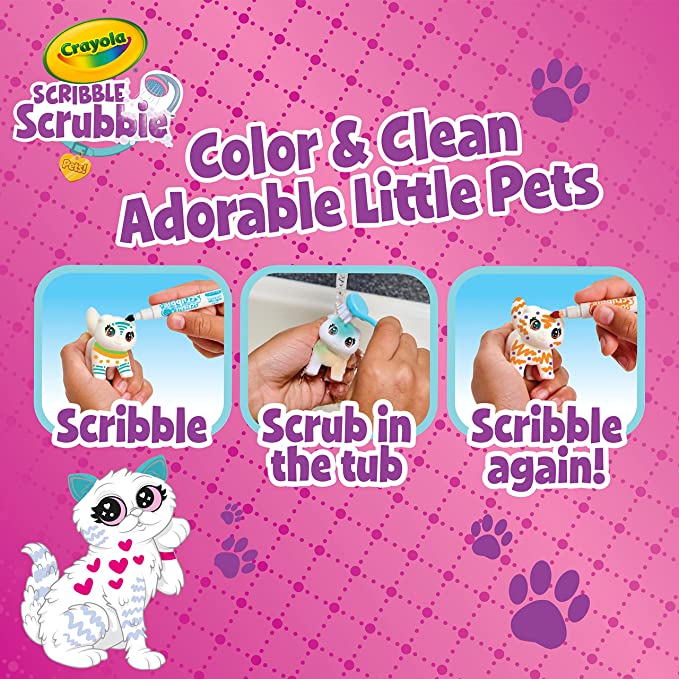 Crayola Scribble Scrubbie Pets Super Salon Playset