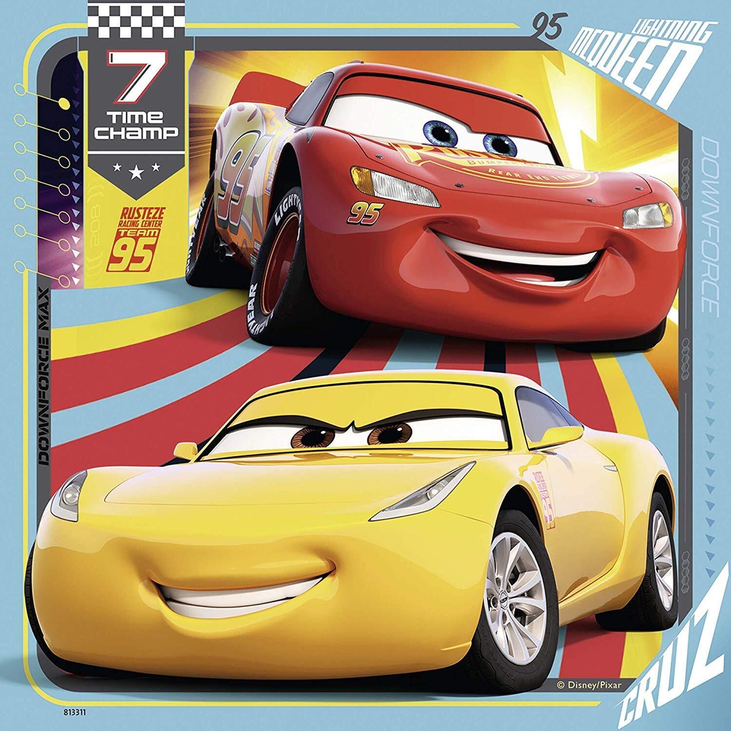 Ravensburger Disney Pixar Cars Legends Of The Track 3x49 Piece