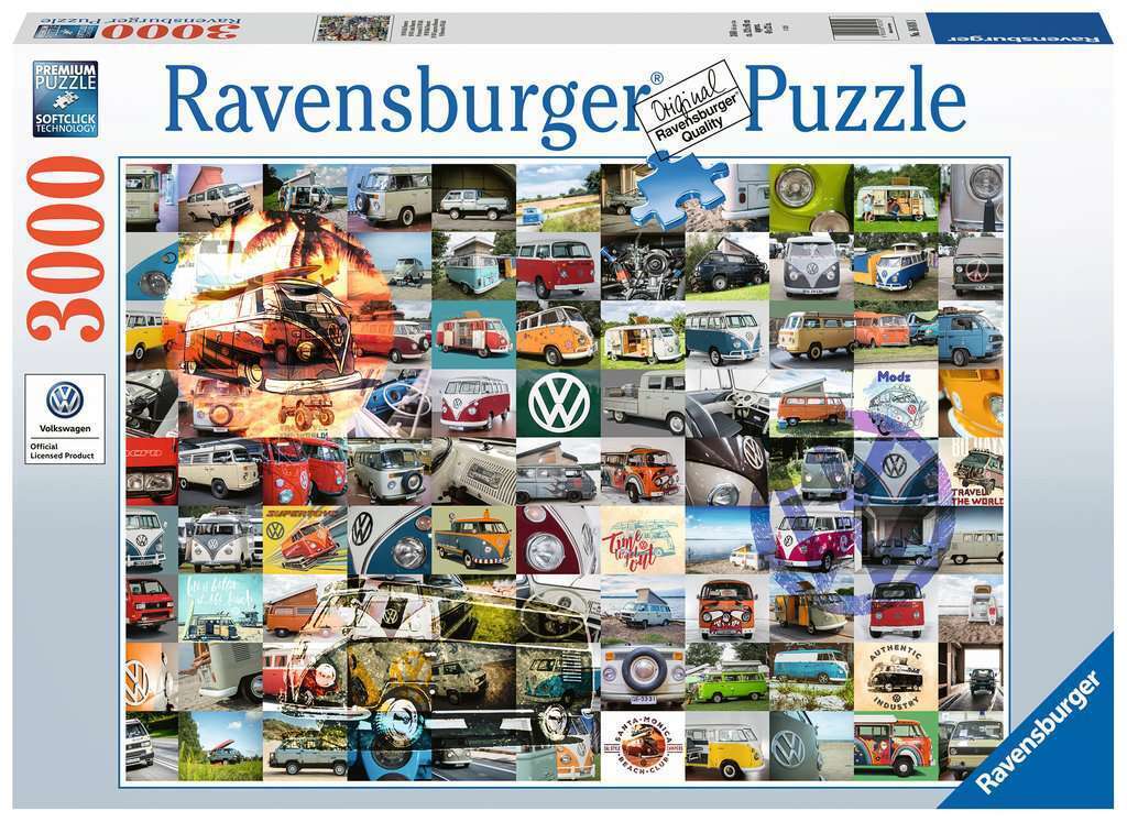 Ravensburger 99 VW Bulli Moments 3000 Piece