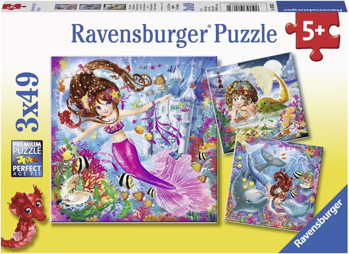 Ravensburger Charming Mermaids 3x49 Piece