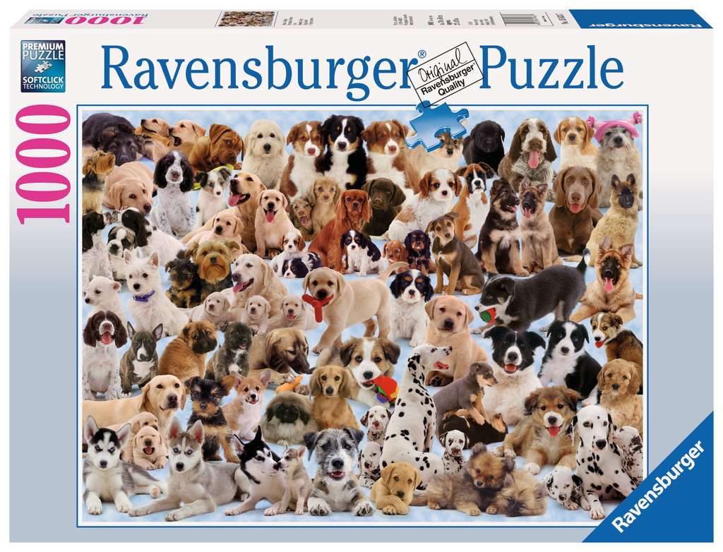 RAVENSBURGER DOGS GALORE! PUZZLE 1000 PIECE