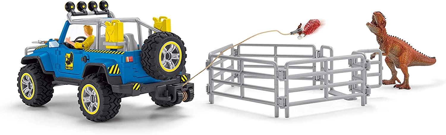 Schleich Dinosaurs Off-Road Vehicle With Dino Outpost Set