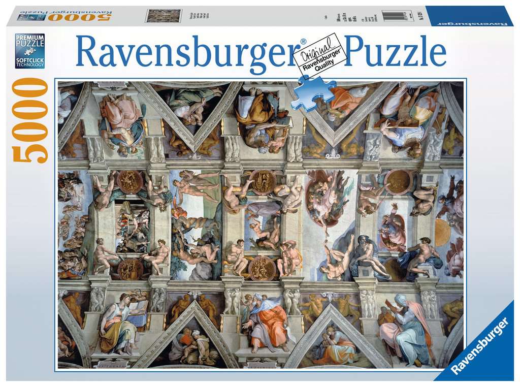 Ravensburger Sistine Chapel 5000 Piece - Toyworld Australia
