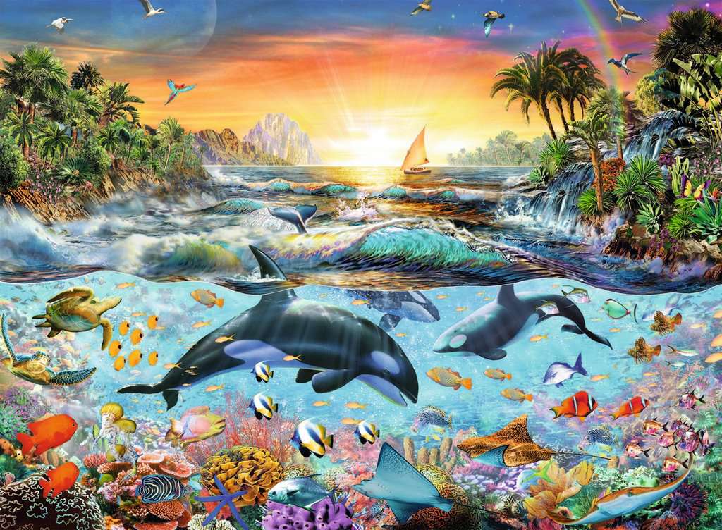 Ravensburger Orca Paradise 200 Piece - Toyworld Australia