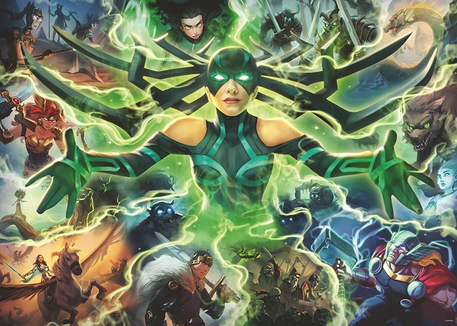 Ravensburger Marvel Villainous Hela 1000 Piece - Toyworld Australia