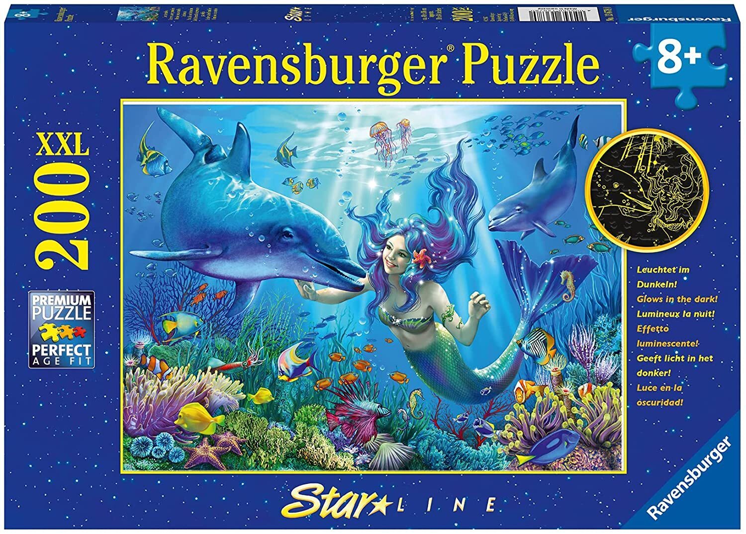 Ravensburger Glow In The Dark Underwater Paradise 200 XXL Piece