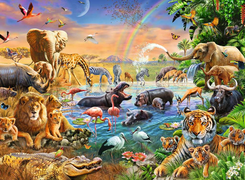 Ravensburger Savannah Jungle Waterhole 100 Piece