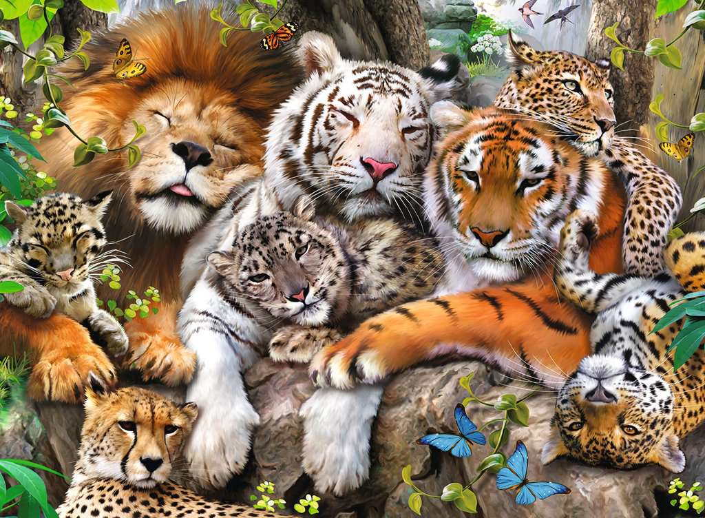 Ravensburger Big Cat Nap 200 Piece - Toyworld Australia