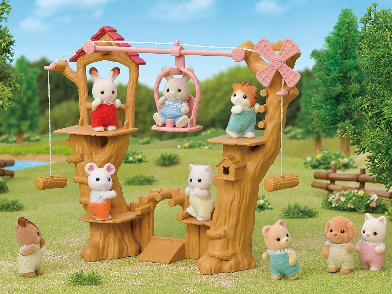 Sylvanian Families Baby Ropeway Park - Toyworld Australia