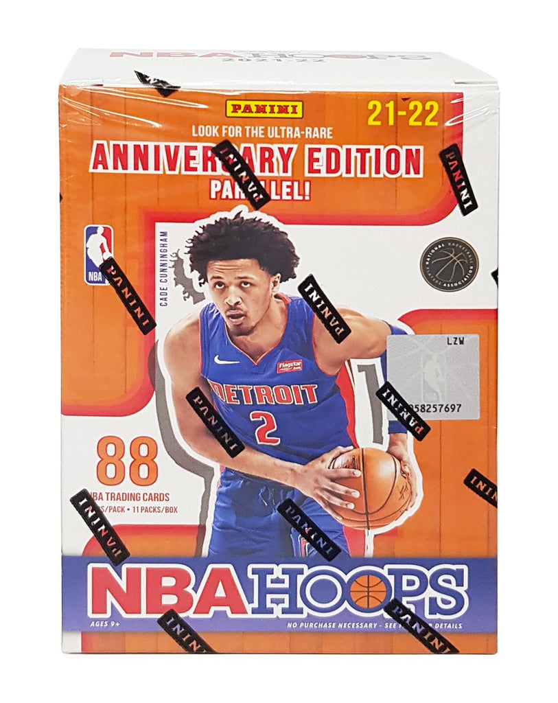 PANINI NBA HOOPS 2021-22 BASKETBALL TRADING CARDS BLASTER PACK (88 CARDS)