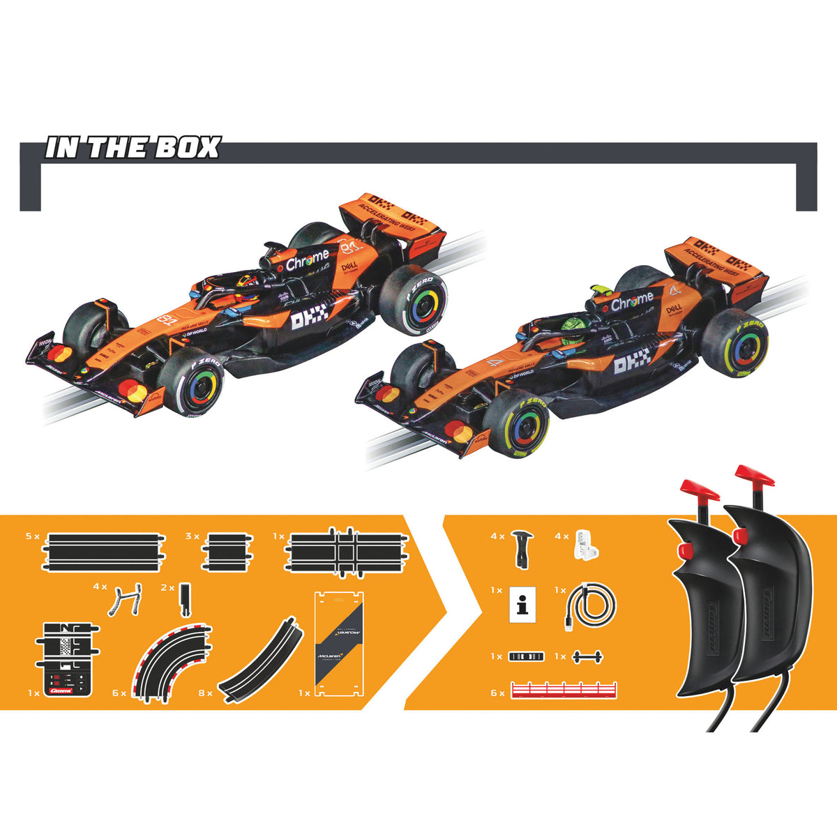 Carrera GO!!! McLaren Racing Slot Car Set