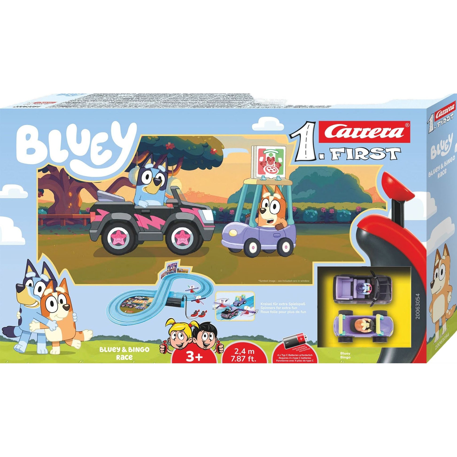 Carrera First Bluey & Bingo Race Slot Car Track Set - Toyworld Australia