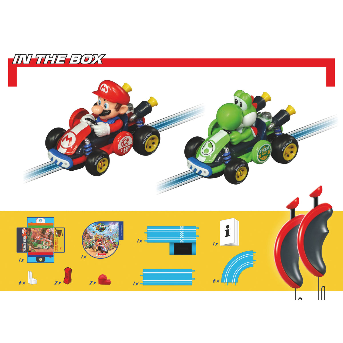 Carrera RC First Mario Kart World - Mario vs Yoshi