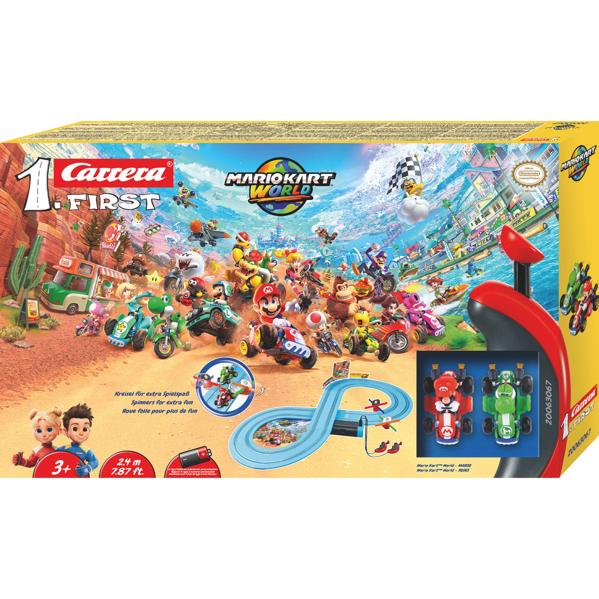Carrera RC First Mario Kart World - Mario vs Yoshi