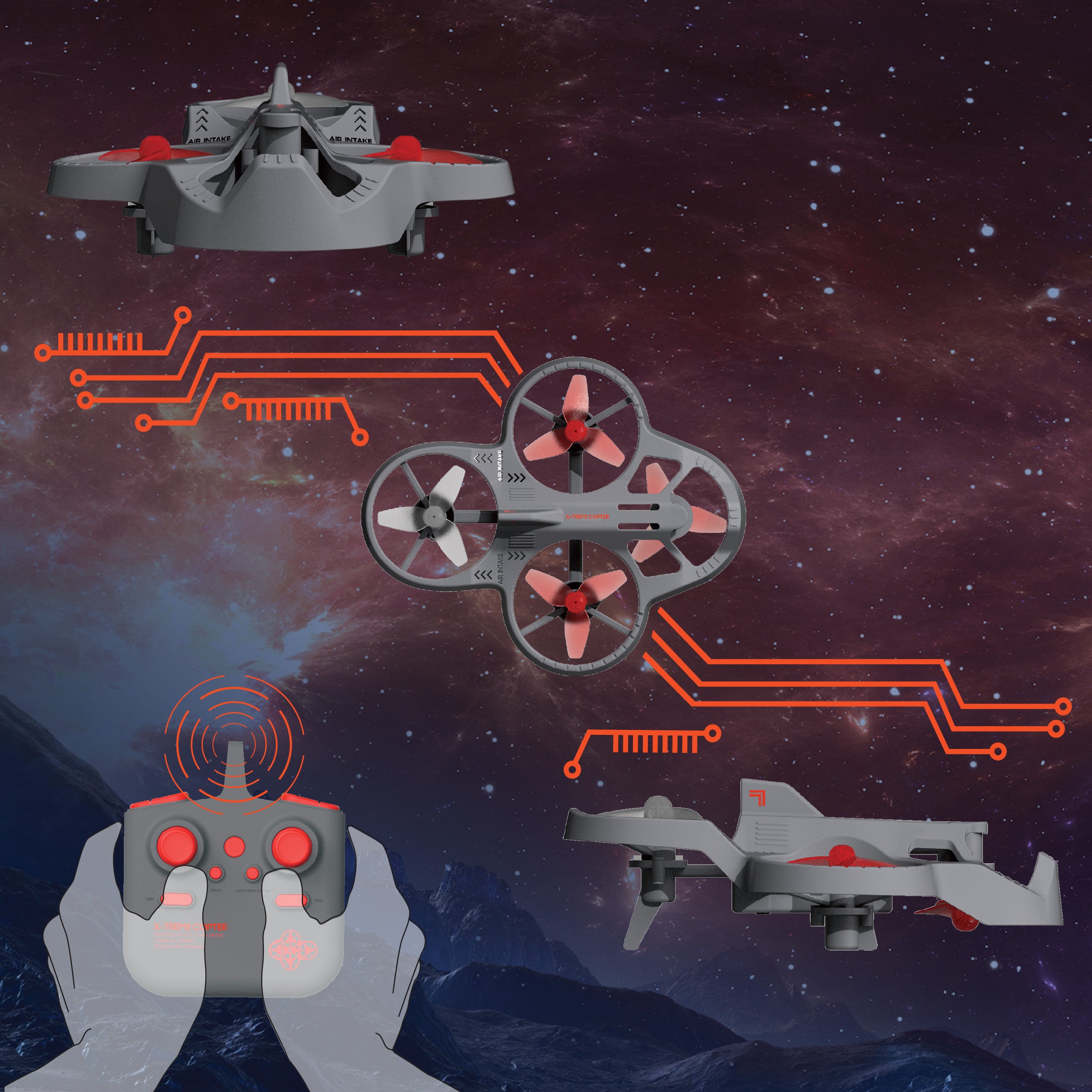 Sharper Image Drone Extreme Airwave