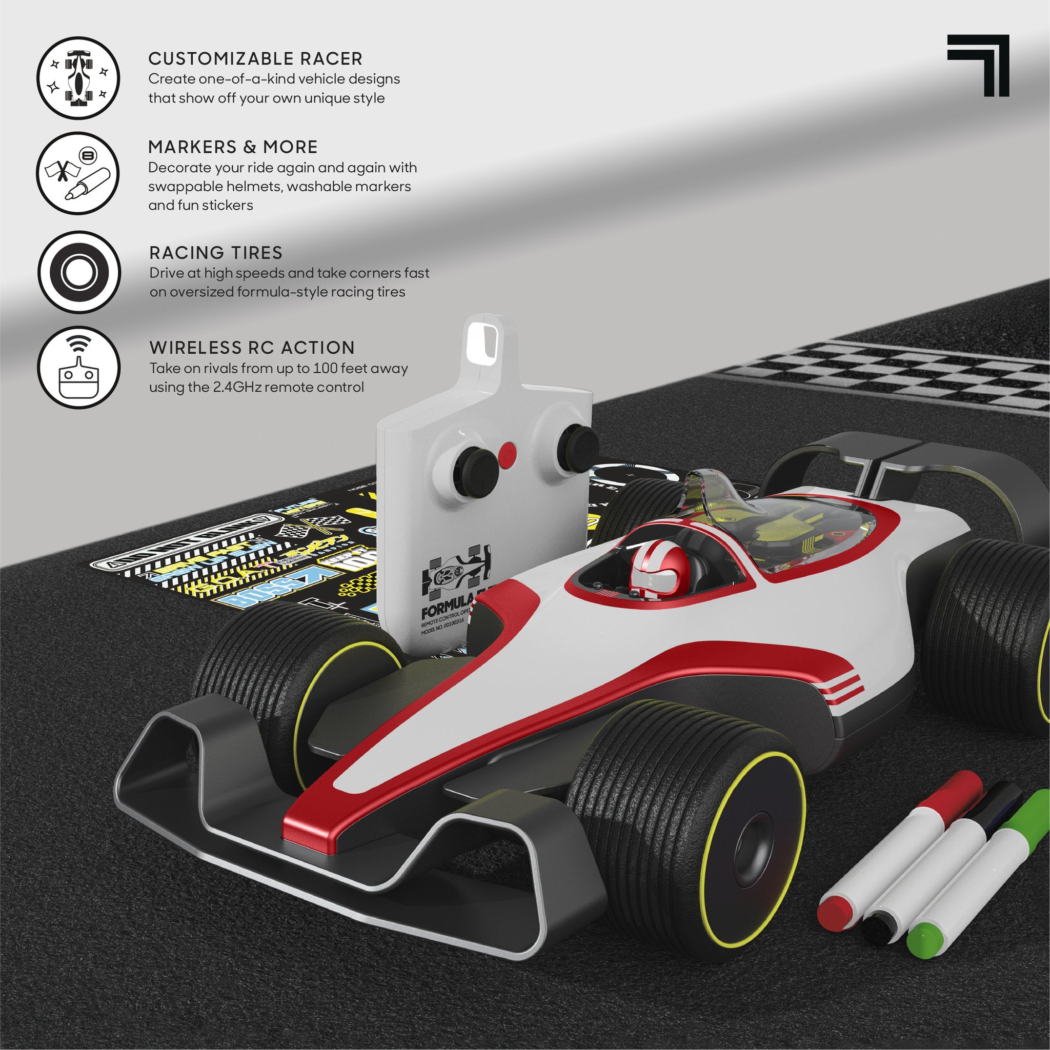 Sharper Image Formula Flex Racer Doodle