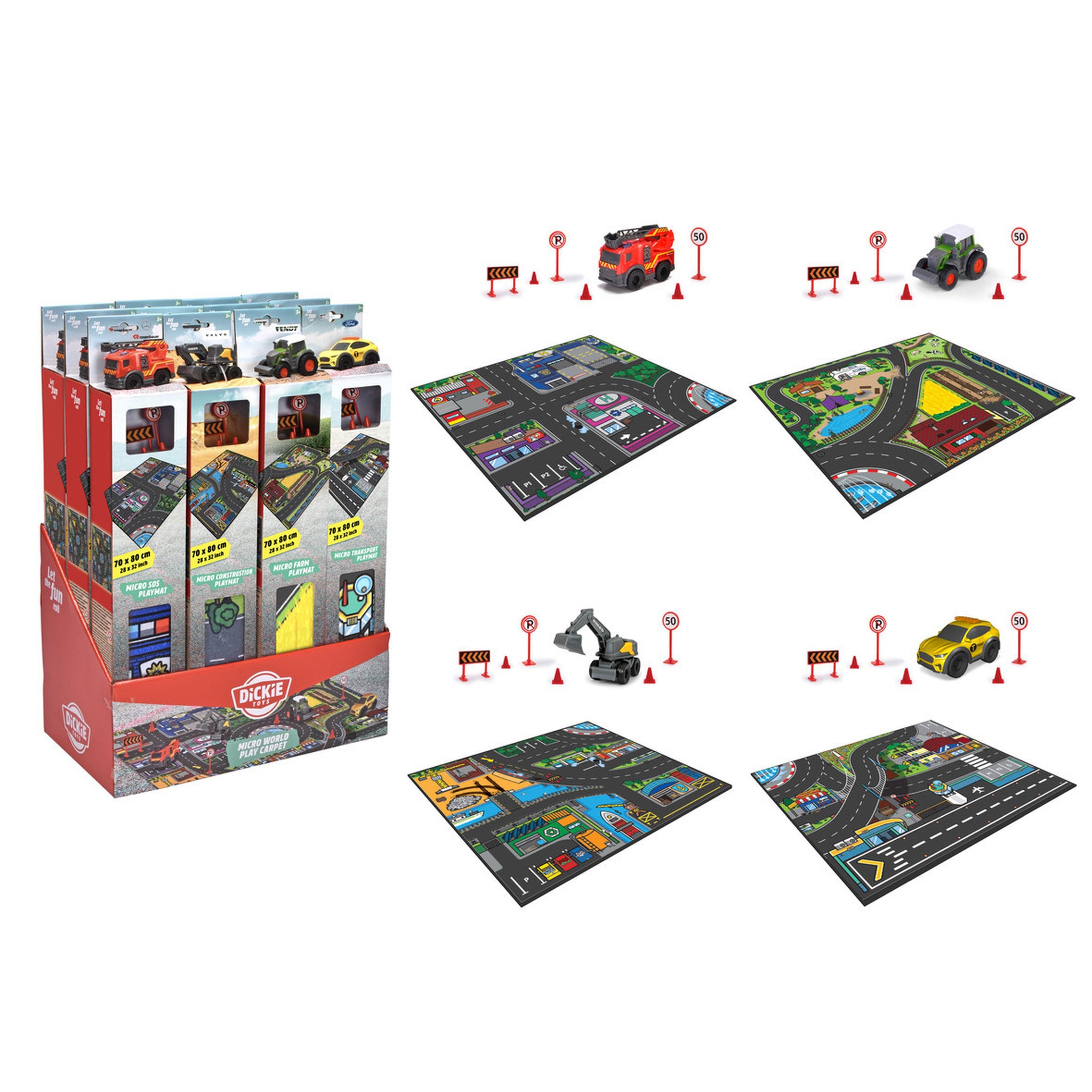Dickies Mircro World Playmat Set Assorted Styles